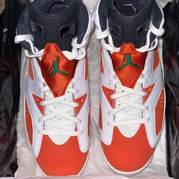 JORDAN 6 RETRO GATORADE LIKE MIKE WHITE! - Picture 2 of 3